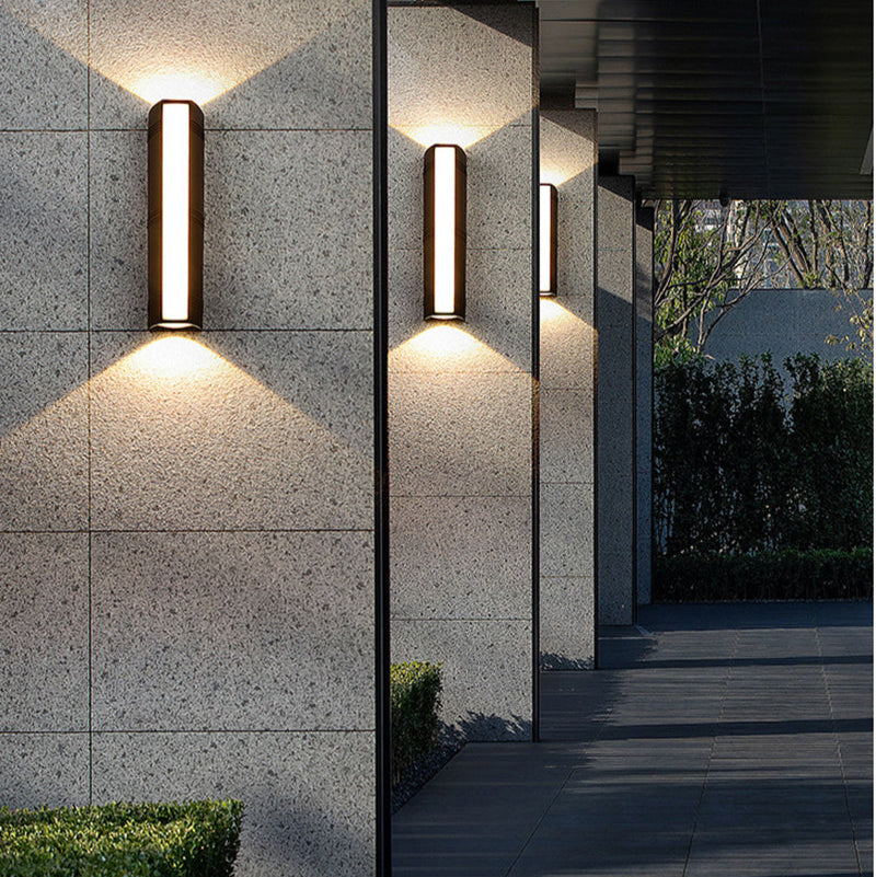 Slim Waterproof Outdoor Wall Light