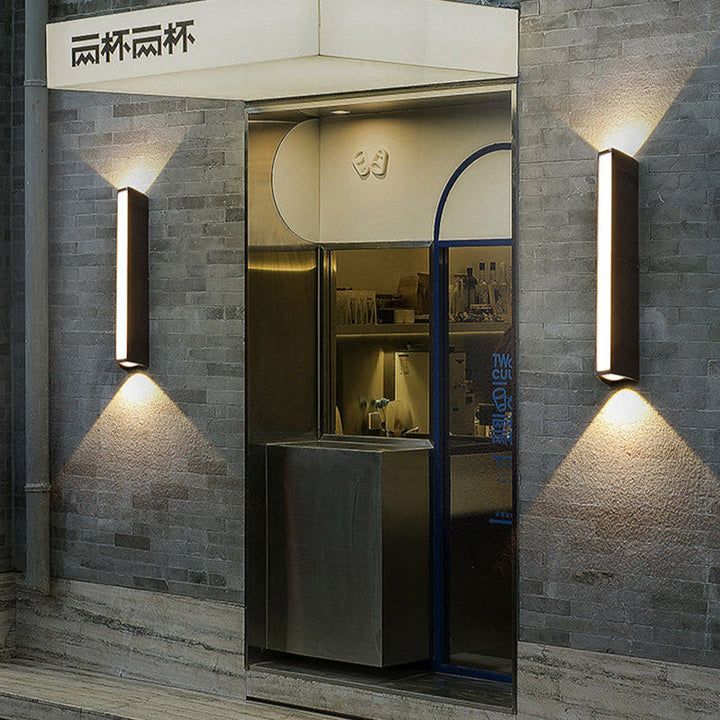 Slim Waterproof Outdoor Wall Light