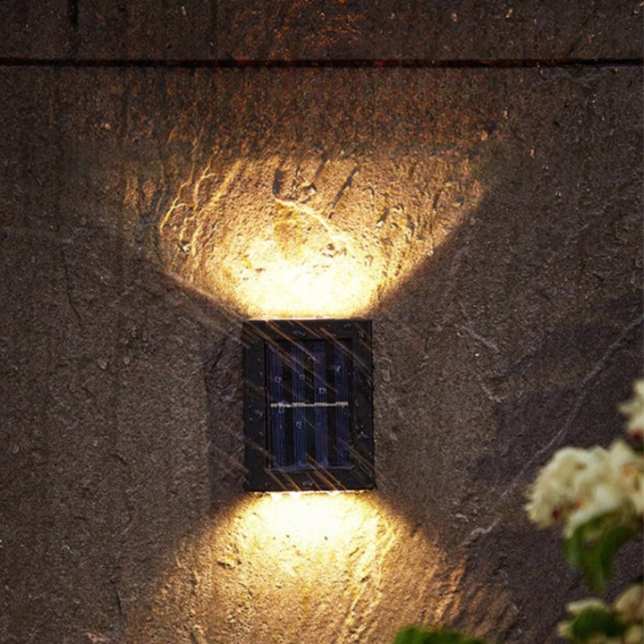 Solar Powered Garden Wall Lights