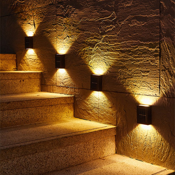 Solar Powered Garden Wall Lights