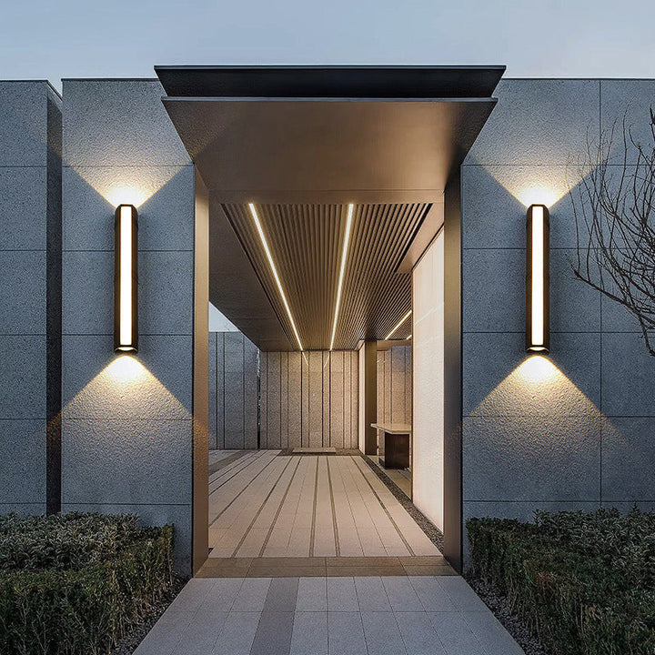 Slim Waterproof Outdoor Wall Light