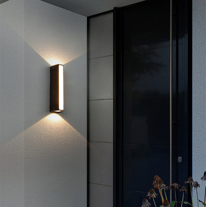 Slim Waterproof Outdoor Wall Light