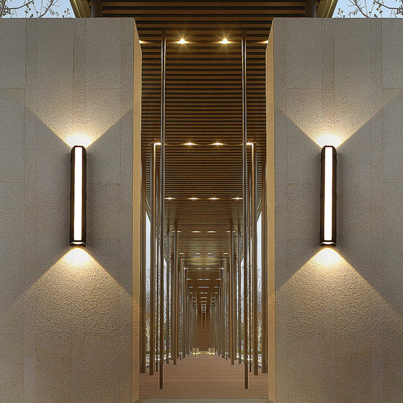 Slim Waterproof Outdoor Wall Light