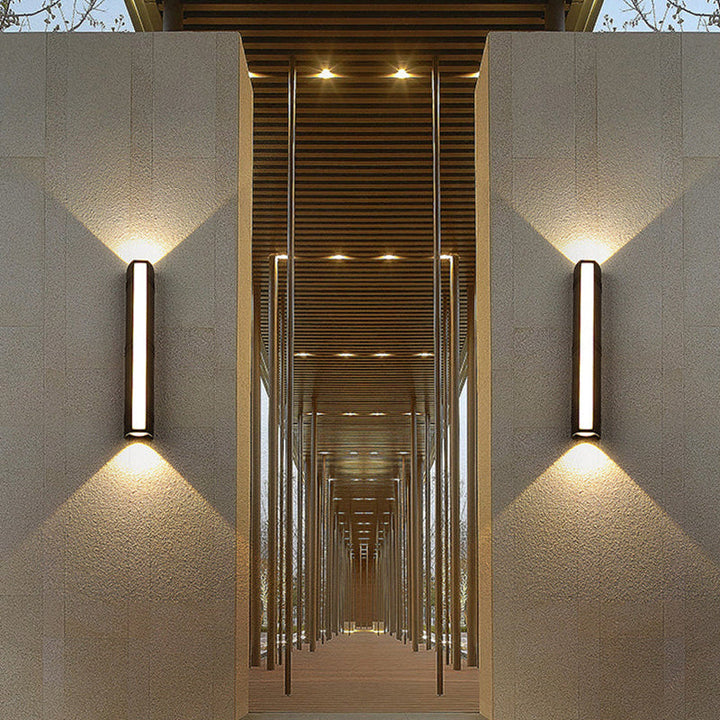Slim Waterproof Outdoor Wall Light